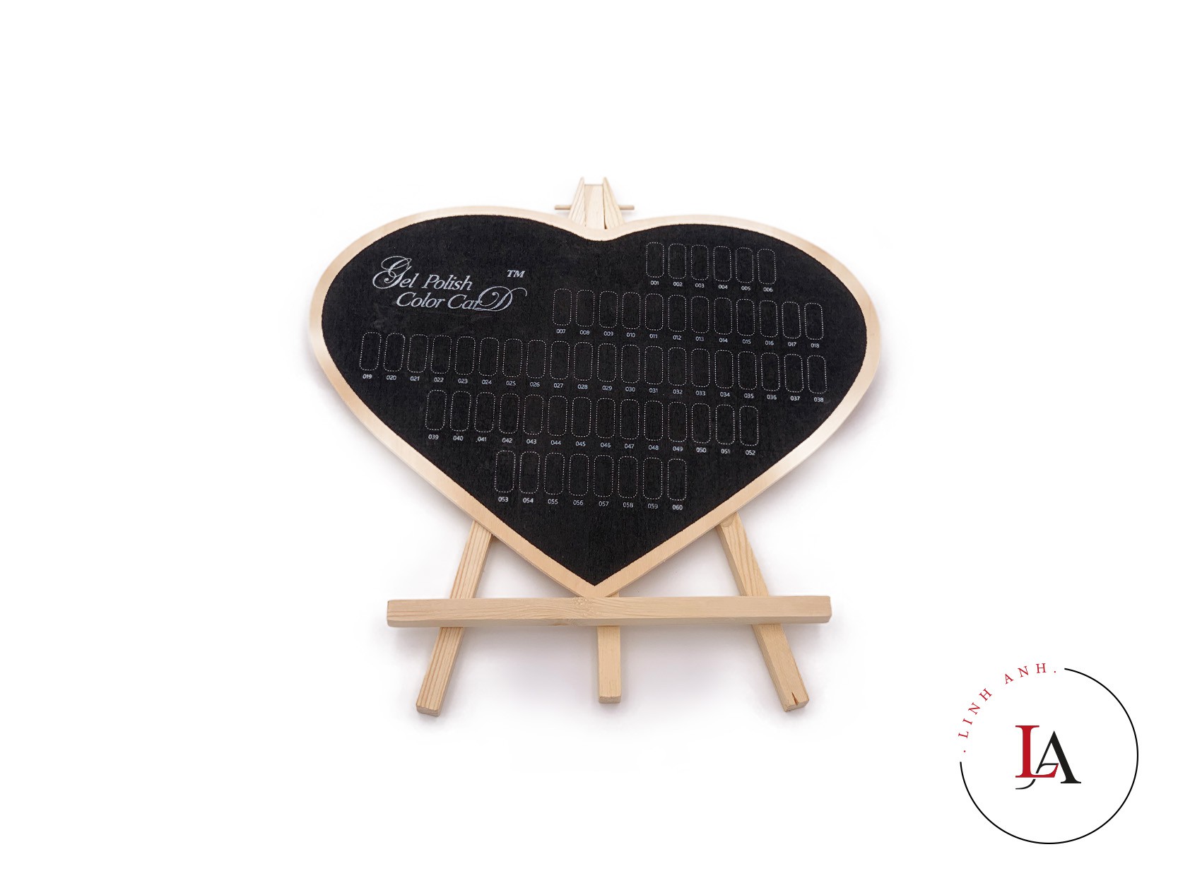 Bảng mẫu móng trái tim